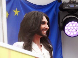 Conchita Wurst @Brussels Parliament - copyright Marie-Pierre Sokal