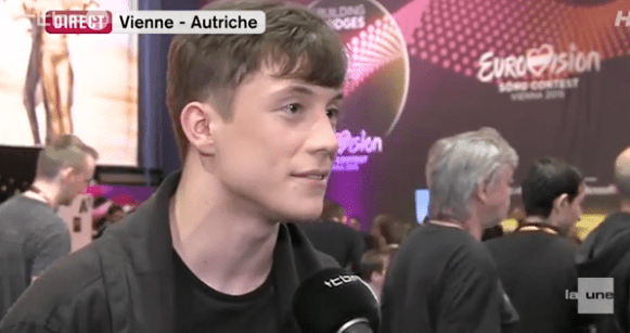 Loïc Nottet - JT RTBF 20150523