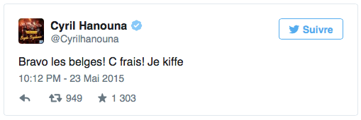 Tweet de Cyril Hanouna