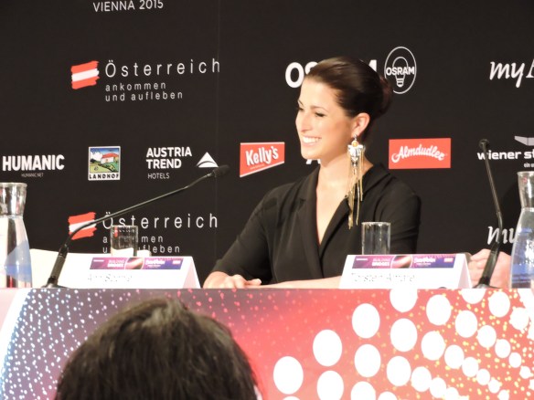 Anne-Sophie - press conference ESC - Vienna 2015