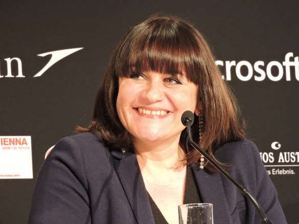 Lisa Angel - press conference Vienna 2015