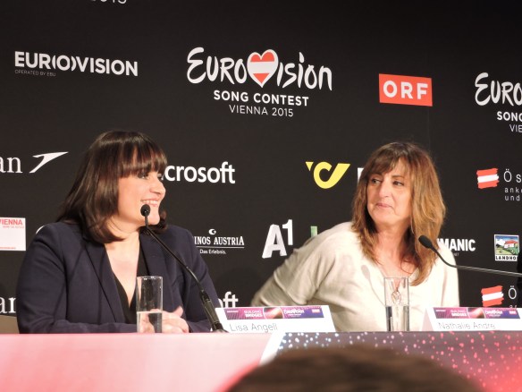 Lisa Angell et Nathalie André - ESC 2015