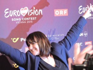 Lisa Angell - press conference ESC 2015 - Vienna