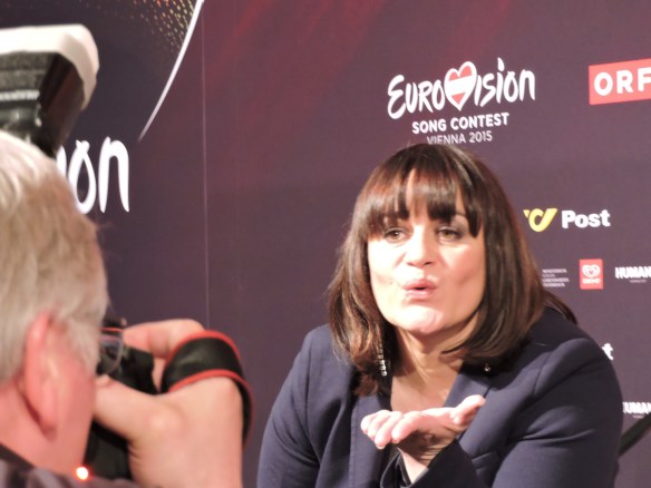 Lisa Angell - press conference ESC 2015 - Vienna