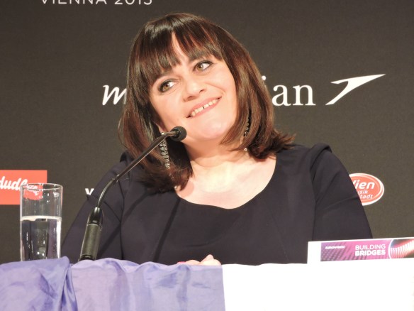 Lisa Angell - Conférence de presse  Vienna 2015