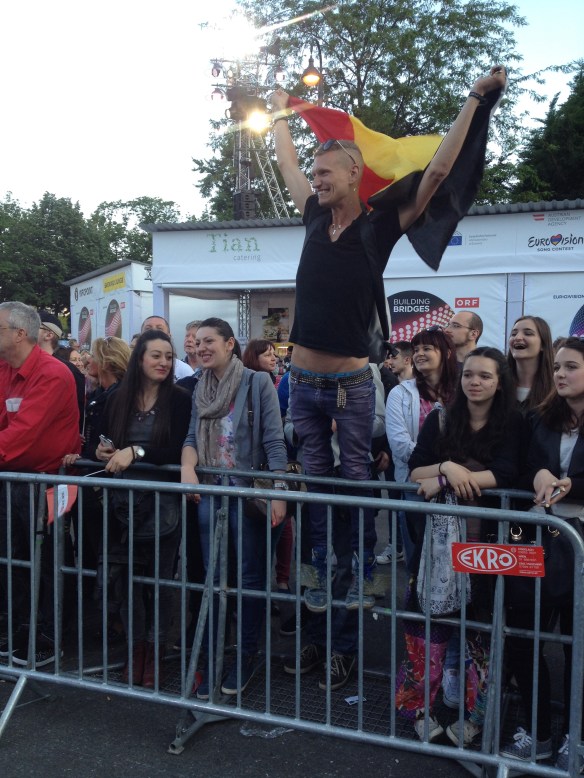 Un fan allemand de Loïc Nottet